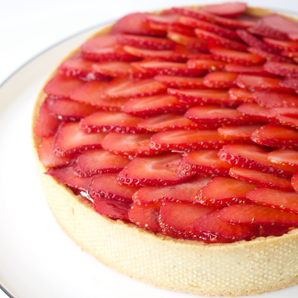 Crostata vaniglia e fragole